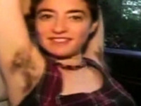 Amazing hairy English  Girl