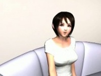 Sexy 3D anime goddess show assets