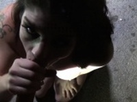 Curvy uk slut screwed by cop in a dark alley