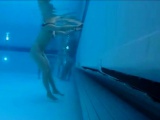 secretly filmed under water - spa
